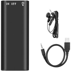 Resim 32gb Çok Fonksiyonlu Ses Kaydedici - Mp3 Çalar - Tek Tuşla Hızlı Kayıt - 48 Saat Sürekli Kayıt - Usb Type C - Küçük Ve Taşınabilir 