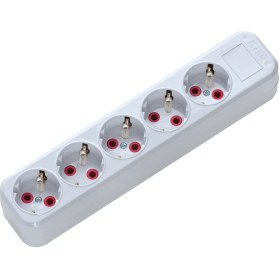 Resim Ay-Ka Beşli (5Li) Topraklı Klemensli Grup Priz 