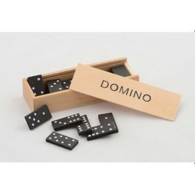Resim Ahşap Kutulu Domino 
