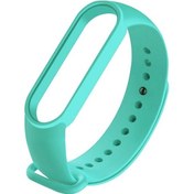 Resim Sones Xiaomi Mi Band 6 İçin Düz Renkli Silikon Watch Band 