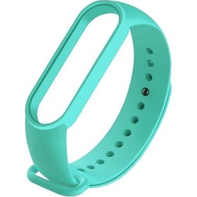 Resim Sones Xiaomi Mi Band 6 İçin Düz Renkli Silikon Watch Band 