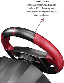 Resim Rampage Race W10 PS3 PS4 PC Xbox One Xbox 360 Switch 6 in 1 Pedallı Gaming Oyuncu Direksiyonu 
