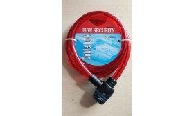 Resim KNT Zhongli Cable Lock 15X1500 mm Boyunda Dayanıklı Bisiklet ve Motor Kilidi 