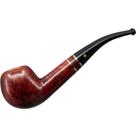 Resim Şahin Sarı Yıldız 131 9mm. Filtreli Ebonit Saplı Pipo (237150) 