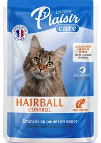 Resim Plaisir Care Hairball Control Yetişkin Kedi Maması 85 G 