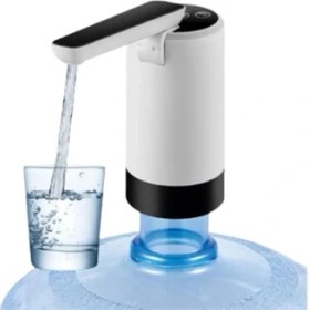 Resim Akıllı Şarjlı Damacana Pompası Tek Tuşla Su Dolum 