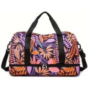 Resim Maxaccess Genişletilebilir Büyük Kapasiteli Mor Crossbody Spor Çantası Seyahat Sırt Çantası Mor 