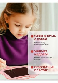 Resim Çocuklar İçin Çizim Lcd Tablet Elektronik Tablet 205787169 Pembe 
