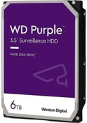 Resim Wd 6tb Purple 3.5" 256mb Sata 6gb-s 7-24wd64purz Güvenlik Disk 