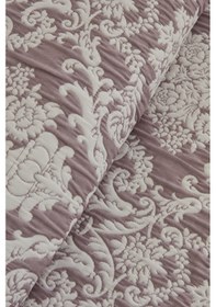 Resim Karaca Home Nolven Çift Kişilik Yatak Örtüsü Seti Mürdüm Mürdüm 