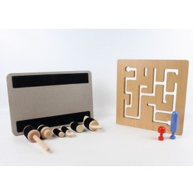 Resim Ahşap El Beceri Oyun Seti 