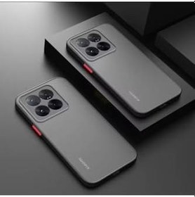 Resim Mi 14T Pro Kılıf Mat Parmak izi Yapmaz Kamera Korumalı Renkli Tuşlu Sert Silikon Kapak 