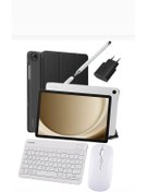 Resim Samsung Galaxy Tab A9 8gb 128gb 8.7" Tablet Kılıf Kalem Adaptör Cam KLAVYE+MOUSE GÜMÜŞ ( Türkiye Garantili) 