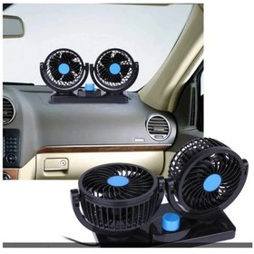 Resim Replax 12 Volt Araç Içi Torpido Üstü Çift Fanlı Oto Vantilatör 36 