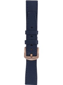 Resim Fro Lw38-43 20 Mm Hakiki Deri Düz Lacivert Kordon Gold Toka 