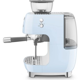Resim smeg Pastel Mavi Espresso Kahve Makinesi 50's Style 