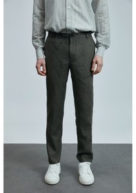 Resim Lufian Karl Smart Erkek Chino Pantolon Slim Fit Yeşil Yeşil 111190350100600 Yeşil 