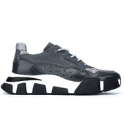 Resim Kemal Tanca Tamer Tanca Erkek Hakiki Deri Gri Sneakers & Spor Ayakkabı 