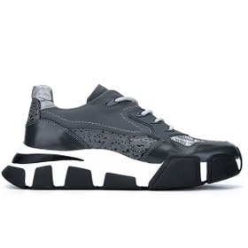 Resim Kemal Tanca Tamer Tanca Erkek Hakiki Deri Gri Sneakers & Spor Ayakkabı 