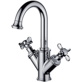 Resim Victorian Lavabo Bataryası Krom 