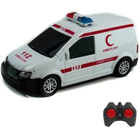 Resim 1:20 Ölçek Uzaktan Kumandalı Ambulans Full Fonksiyon 