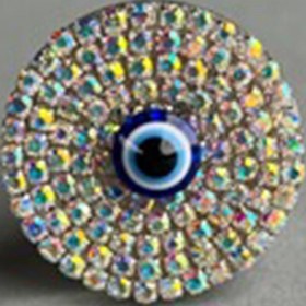 Resim TASARIM ARABAM ATİKE ELİF AKIN Nazar Klima Kokusu Yaldız Taş & Nazar Boncuğu 