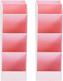 Resim Ganzhoushop Büyük Kapasiteli Kırtasiye Düzenleyici, Temel Eşyalarınıza Kolay Erişim İçin Çok İşlevli Kalemlik Ve Optimum Masa İçin Yerden Tasarruf Sağlayan Tasarım 