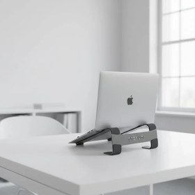 Resim Storemax Prexua Fixer Laptop Standı - Notebook Yükseltici Altlık - Metal (Siyah) 