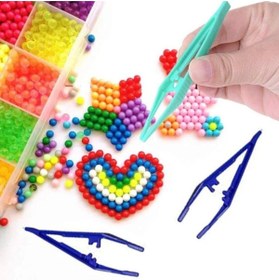 Resim Zürih Ticaret Penset 13 cm Plastik Mavi - Küt Uçlu Dişli Düz Cımbız - 100 Adet Toptan Set 