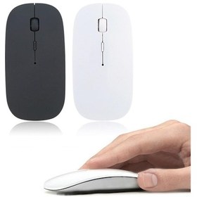 Resim Vaorlo 1600 Dpı Usb Optik Kablosuz Bilgisayar Faresi 2.4g Alıcı Süper Ince Fareler Pc Laptop Için 