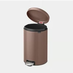 Resim Brabantia Çöp Kutusu 20 Litre Newicon Pedallı Satin Taupe 234026 Diğer 