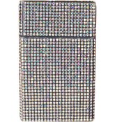 Resim NESGIFT Kadın Neon Pembe Janjan Taşlı Ince Uzun sigara Kutusu 