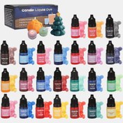 Resim 1 Set 24 Renk Yüksek Konsantrasyonlu Kokulu Mum Yapım Pigmentleri, Her Şişe 0.17 Ounces İçerir, DIY Takı Yapımı Mum Yapımı Boya Pigmentleri, Soya Balmumu, Parafin Balmumu, Jöle Balmumu, El Yapımı Araç Kiti 