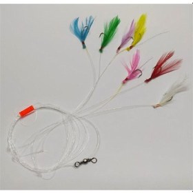 Resim Aldos Kıyıdan Palamut Çinekop Çaparisi Renkli Horoz Tüylü 