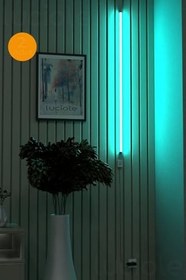Resim luciole Uzaktan Kumandalı Led Abajur 2 Adet Yatak Üstü, Tv Yanı,Oturma Odası - Rgb Çok Renkli Lucda2 