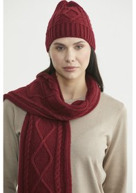 Resim Sementa Örme Bere - Bordo Bordo 