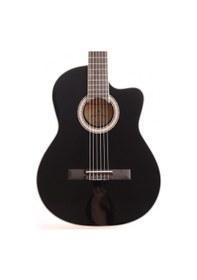 Resim Miguel Angela Ma1c-bk Cutaway Klasik Gitar - Siyah Başlangıç/orta - Kesik Kasa Alt Perdelere Kolay Erişim Cutaway , Siyah Mat Cila, Modern Tasarım Uyum: 4/4 Tam Boy Standart 