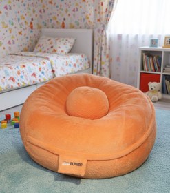 Resim Pufero Ana Kucağı Turuncu 