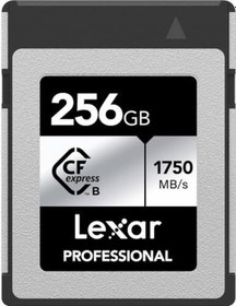 Resim Lexar LCXEXSL256G-RNENG 256 GB Gümüş Serisi Cfexpress Type B Hafıza Kartı 
