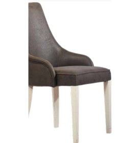 Resim Bengimobilya Sandalye Zus081 Kavrar Sırtlık Model Gri Kumaş Küt Beyaz Ayak Yar 