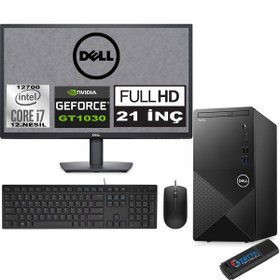 Resim Dell Vostro 3910 mt Intel Core I7 12700 64GB 1tb SSD 21.5" Fhd Windows 11 Home Nvidia GT1030-4GB Masaüstü Bilgisayar 21N3910GT1030H28 + Zetta USB Bellek 
