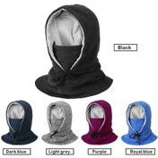 Resim Padalink Kışlık Unisex Bisiklet Şapkası - Rüzgar Koruma, Yüz Ve Boyun Sıcak Tutucu, Ayarlanabilir Bağcık Detaylı 