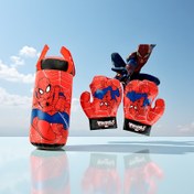 Resim 3 adet Marvel Spider-Man Temalı Punching Bag Boks Seti Elden - Dayanıklı Polyester, Mükemmel Noel, Cadılar Bayramı, Paskalya, Doğum Günü Hediyeleri, Açık Hava Etkinliği|Temalı Etkinlik|Dayanıklı Kumaş 