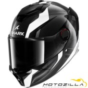 Resim Spartan Gt Pro Karbon Beyaz Şeffaf Vizörlü 