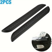 Resim Hightower 2 Adet Sportulı Siyah Tampon Köşe Kapakları Çizilme Önleyici Pvc Koruyucu 