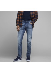 Resim Jack & Jones Glenn 357 Slim Fit Jean 12148275 Blue Denim Mavi 