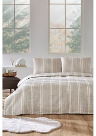 Resim Özdilek Sandlinie Çift Kişilik Pike Takımı Krem 