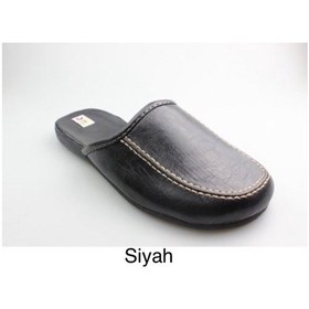 Resim Eterlik Siyah Erkek Ev Büro Damat Misafir Çeyiz Erkek Ev Terliği 