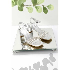 Resim Bambi Metalik Lame Kadın Abiye Ayakkabı K05215810109 