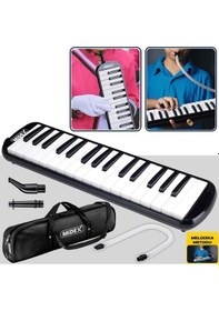 Resim Midex ML-32BK Melodika Seti 32 Tuşlu Siyah Renk 